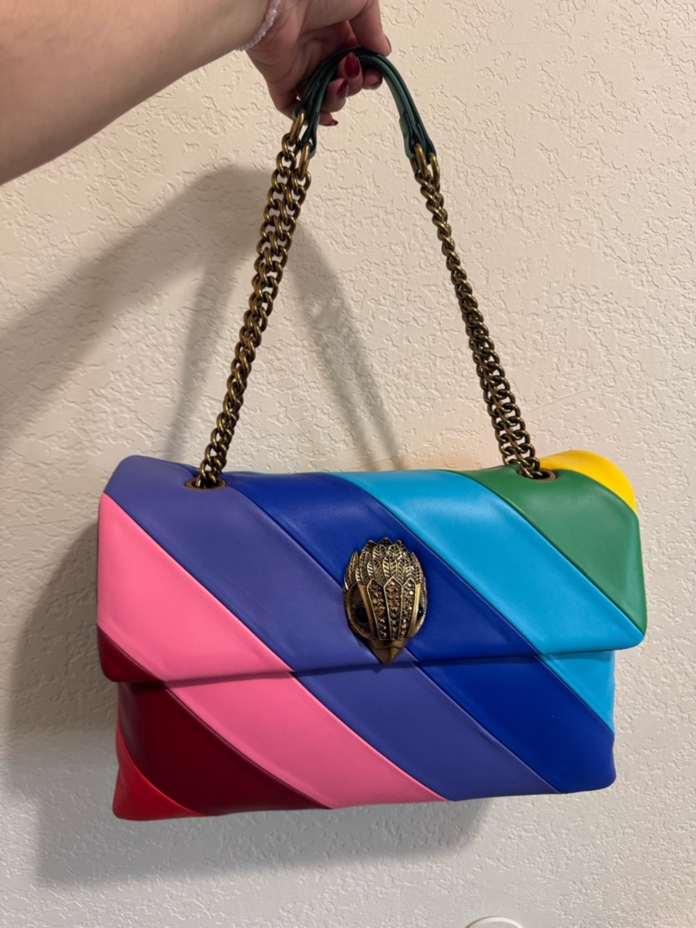 Matte Rainbow Kurt Geiger XXL Kensington Bag